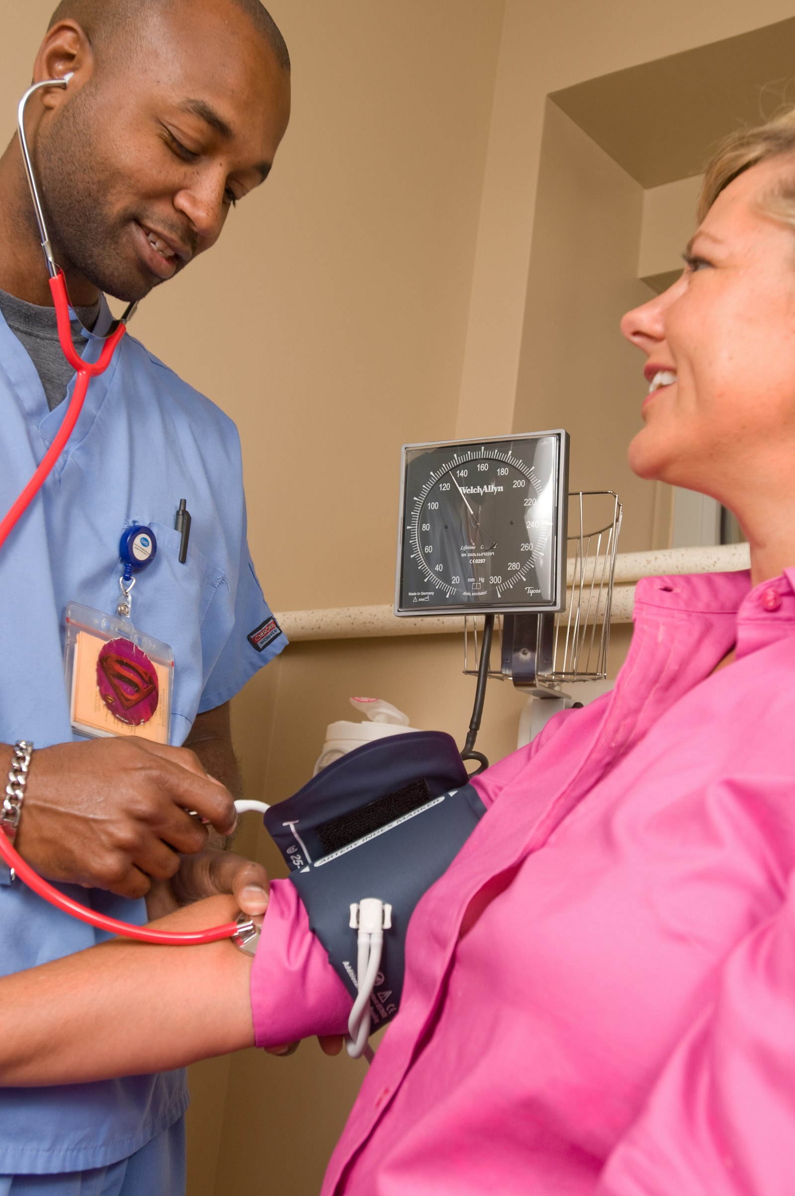 Healthcare provider consulting with a patient